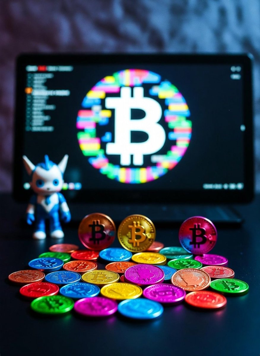 Colored Bitcoin tweet media