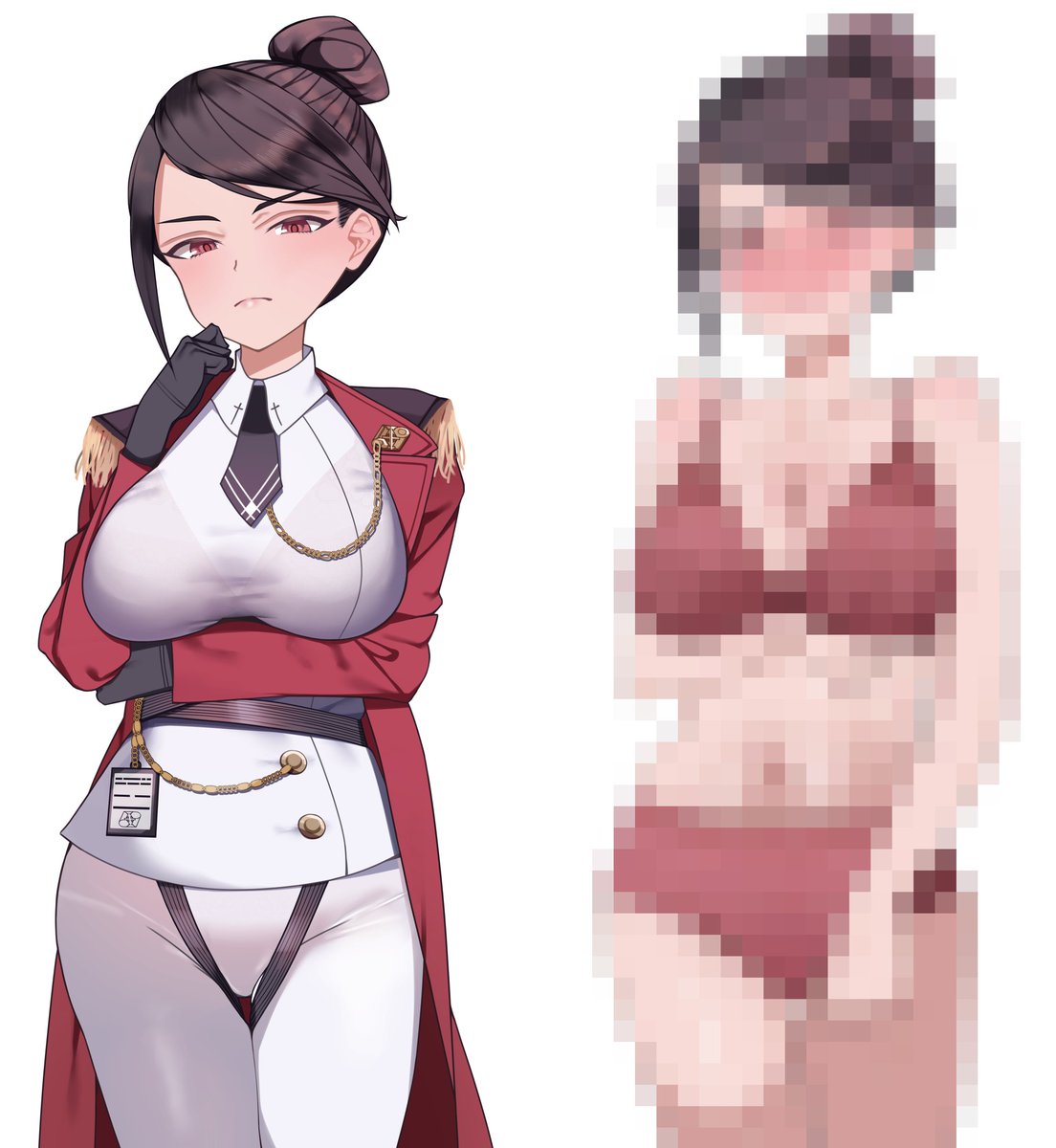 25人目、良い感じに妙齢でアナルが弱そうに描けました 