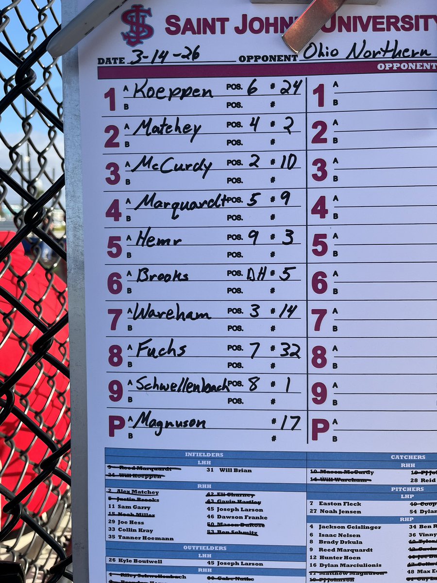 SJU Baseball tweet media