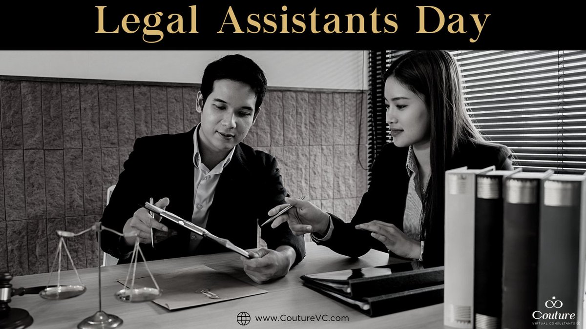 Happy Legal Assistant Day to all the incredible legal assistants out there! Your tireless efforts, meticulous attention to detail, and unwavering commitment to excellence do not go unnoticed. In need of legal assistant support for your law firm?  Contact us today!