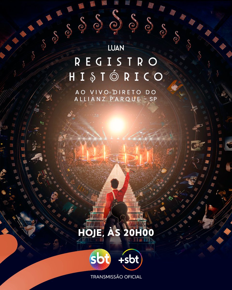 SBTonline's tweet photo. Se prepara, porque hoje tem Luan Santana e promete ser emocionante! ✨🎶

Uma noite especial para cantar junto, se arrepiar e reviver grandes sucessos que marcaram momentos inesquecíveis. 💫❤️

É HOJE, às 20h, no SBT e no +SBT! 🤩 https://t.co/1Ck6Ma6H42
