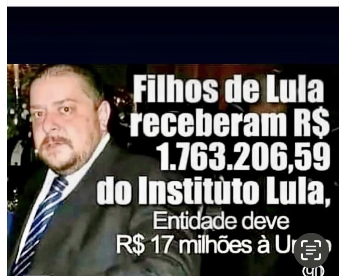 Lulinha é Lula 
O lugar deles é na prisão!