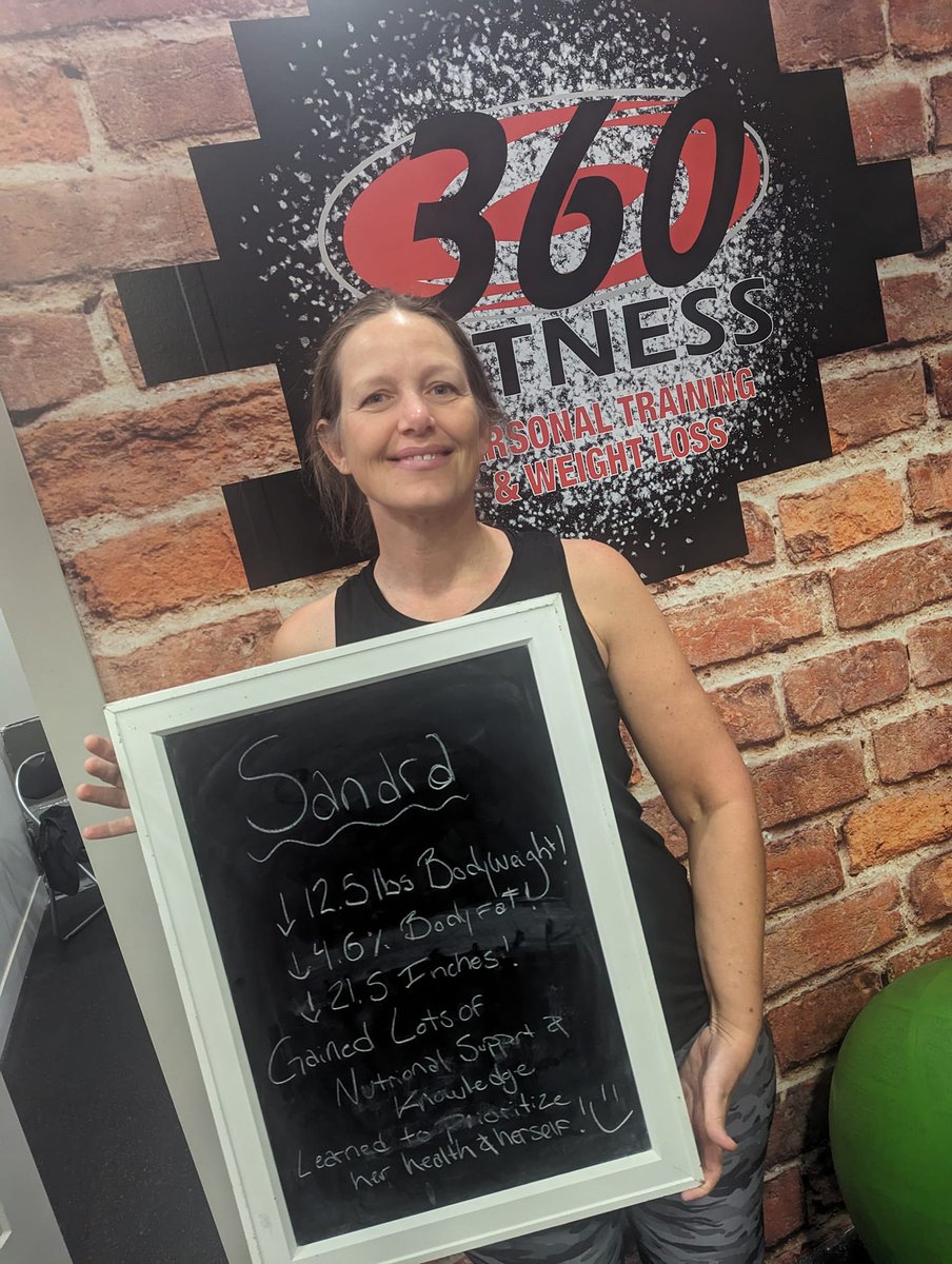 360FitnessRD's tweet image. 🌟 Sandra aced her #6WeekChallenge at #360Fitness! 🌟 

✅ Lost 12.5lbs, 4.6% body fat, &amp;amp; 20+ inches! Her journey to prioritizing health has brought happiness, confidence, &amp;amp; energy. 👏

Congrats Sandra! 

Join the challenge ➡️ 360fitness.ca/6weeks