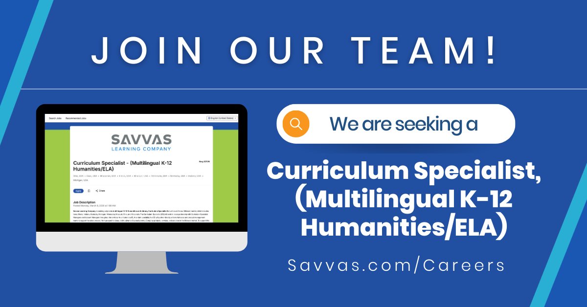 Savvas Learning tweet media