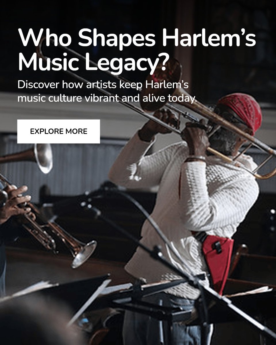 harlemjazzboxx1's tweet image. Have you ever felt the heartbeat of Harlem's music legacy through artist-led curation? Here, preservation isn't just about history—it's about living culture shaped by the very artists who carry it forward.

Learn More  harlemjazzboxx.com #Livejazz #liveperformance