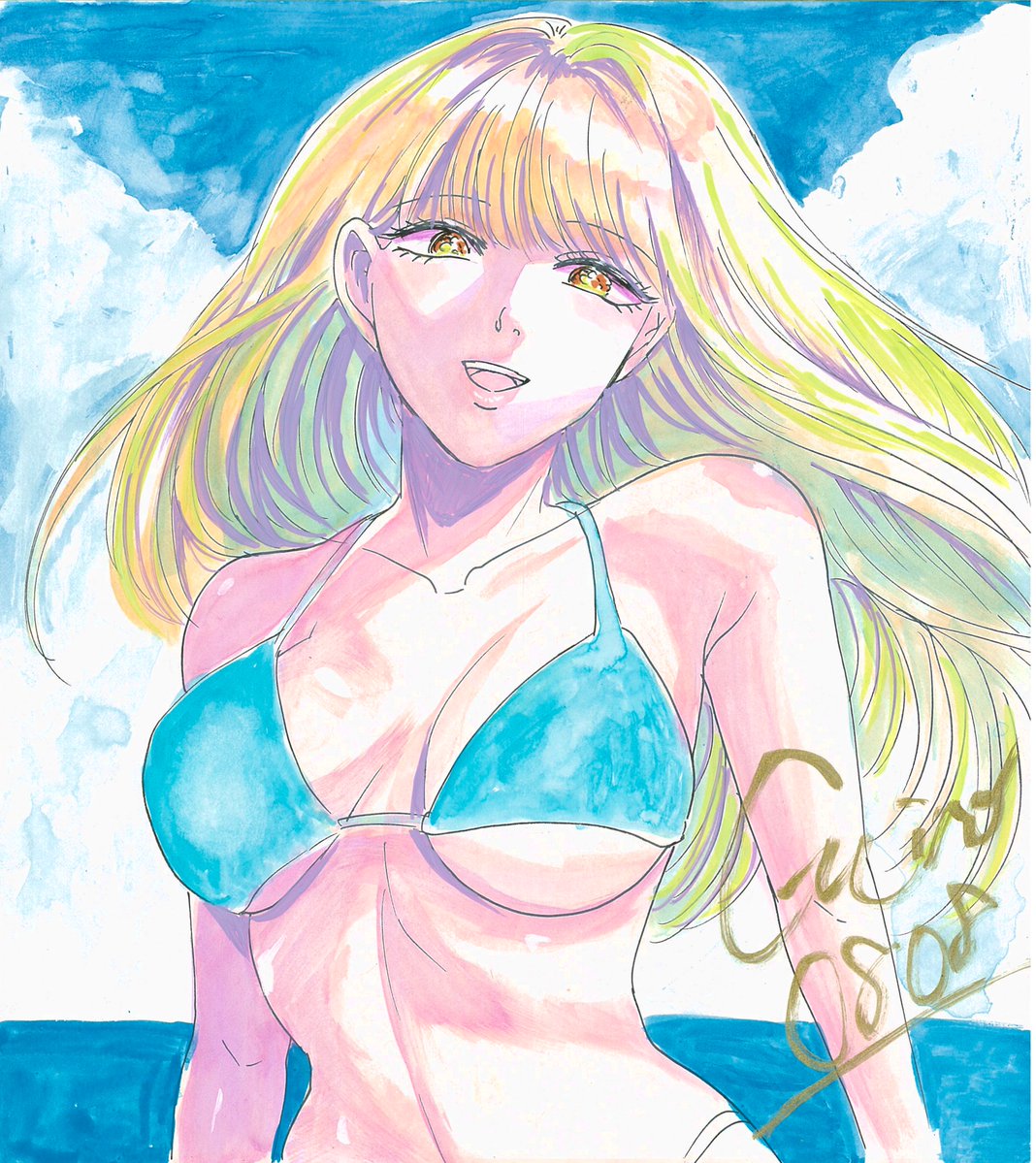 とりあえず4枚、特に思い入れのある気に入っていた色紙を複製で購入できるようにしました!これから気が向いた時追加していきます!
https://t.co/V9N6PUNvNs 