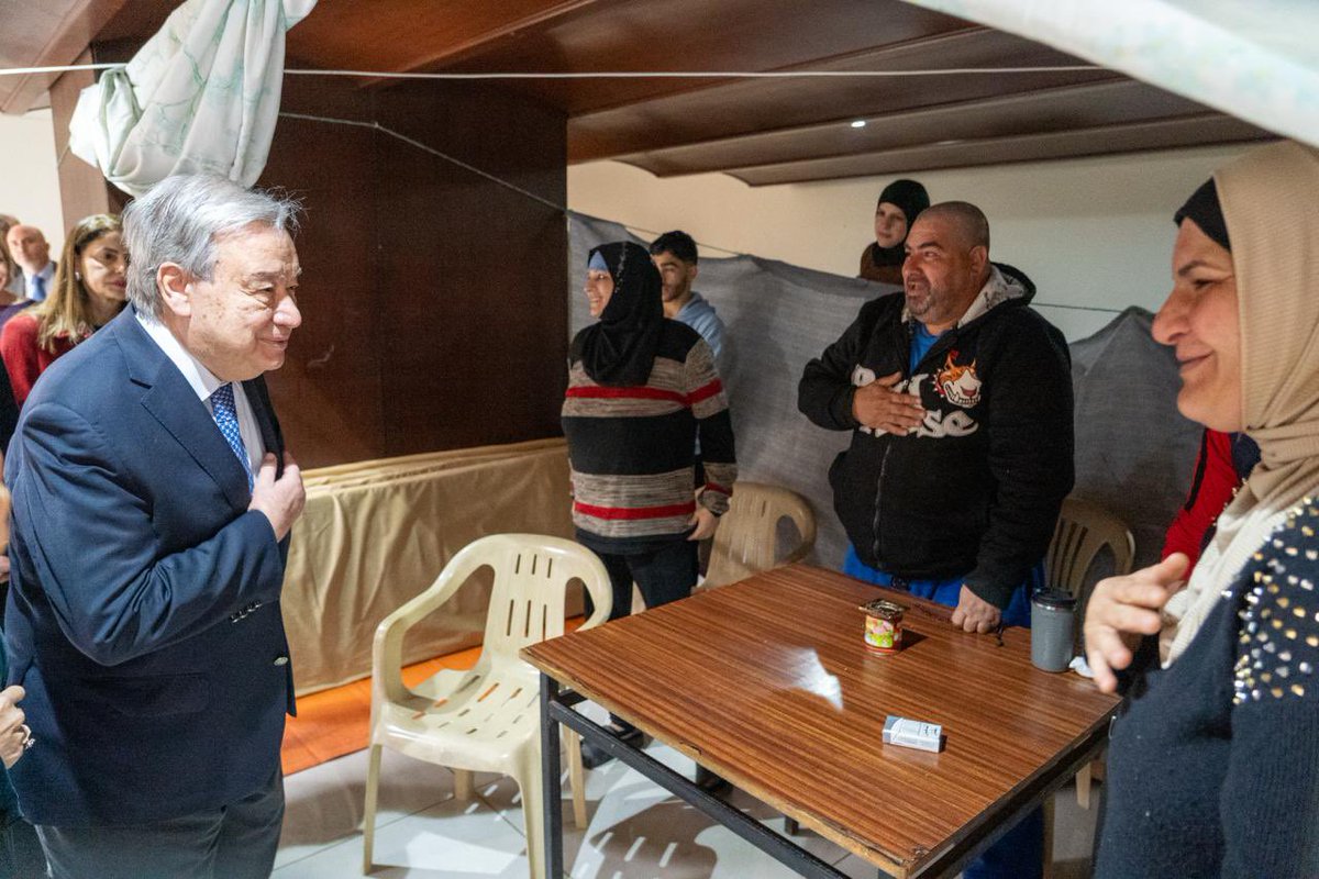 António Guterres tweet media