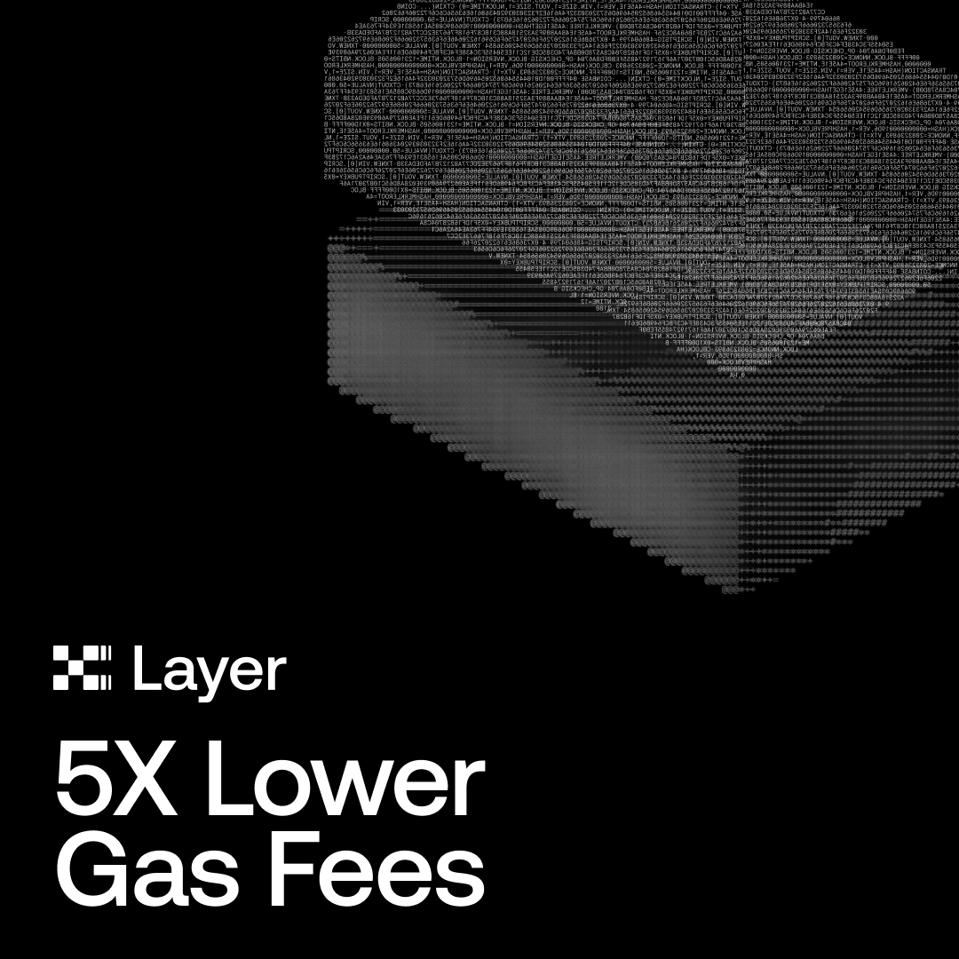 XLayerOfficial's tweet photo. The agentic economy can't scale with high gas fees.

We’ve cut X Layer gas fees by 5X - from 0.1 gwei to 0.02 gwei.

That’s ~500,000 x402 transactions per OKB.

Purpose-built to power AI payments, micro-transactions, and machine-to-machine commerce. https://t.co/yBmx0WZUxm