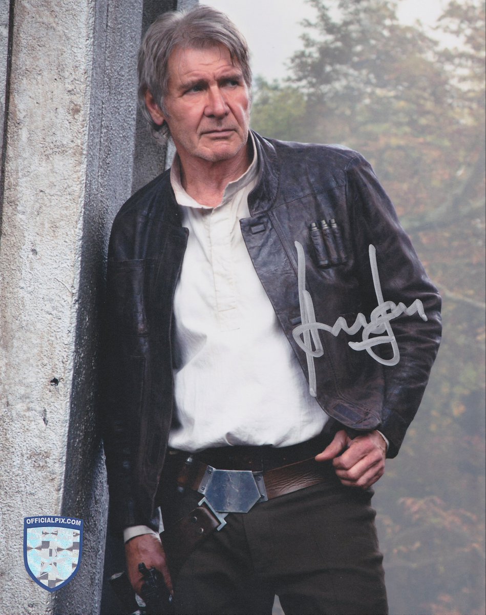 ハリソン・フォードのサイン
TFA公開時にOPXが某場所でのみ販売したもの
作品はさておきシークエルのハン・ソロのビジュアルはめちゃくちゃ好き！
色々あって届くまで3ヶ月以上かかったけど、無事に到着してひと安心