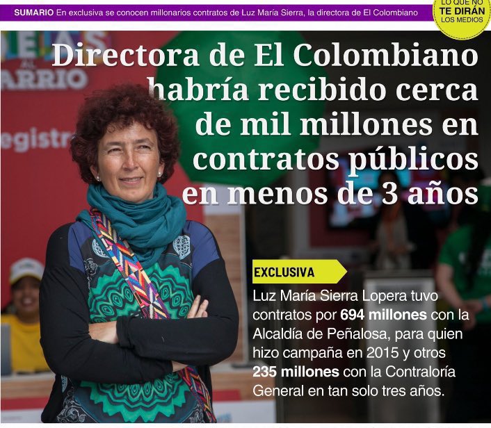 Notiparaco's tweet photo. @elcolombiano Primero que explique esto la fucking bruja que dirige ese maldito pasquín https://t.co/rILQxGK9wA