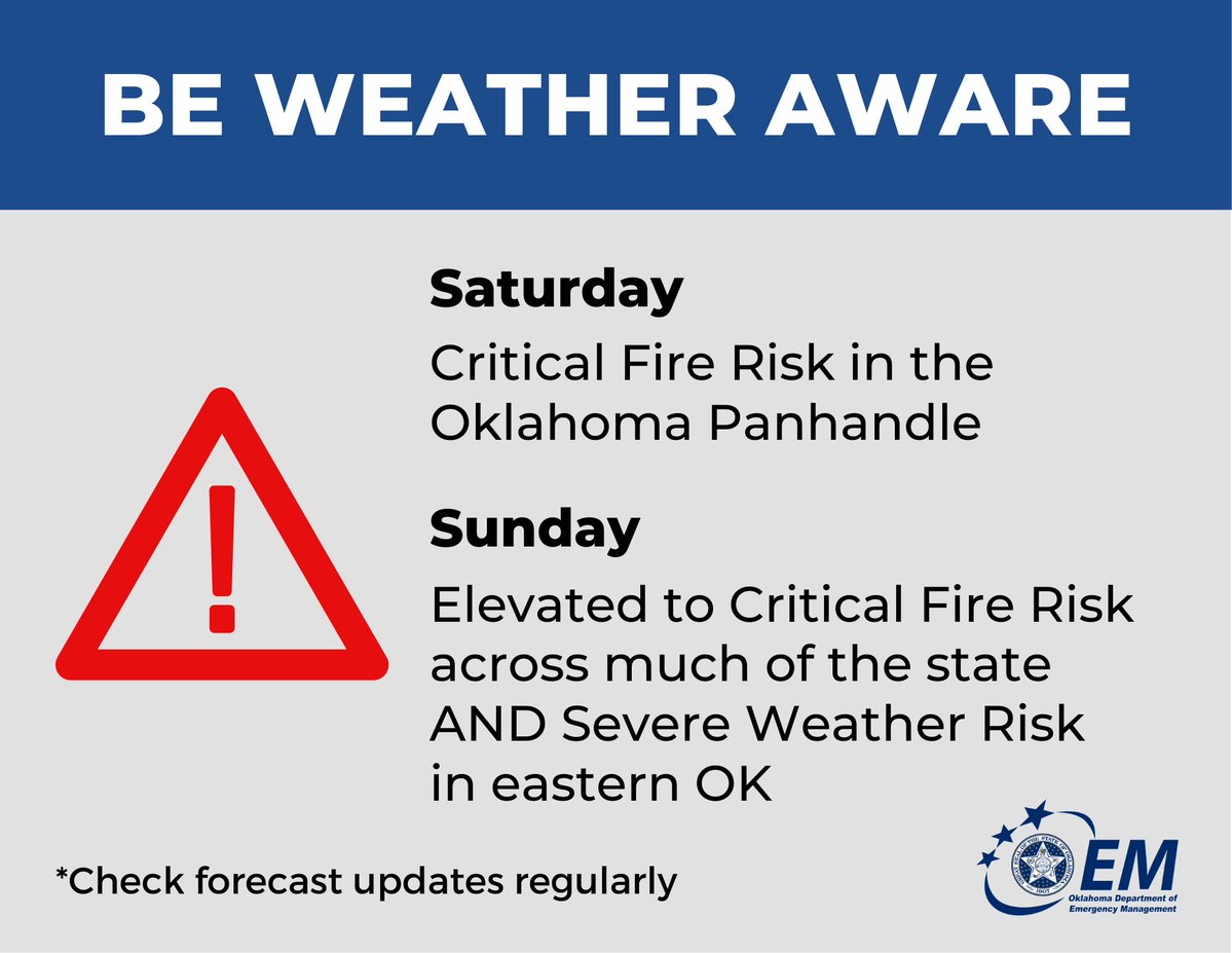 Oklahoma Department of Emergency Management (OEM) tweet media