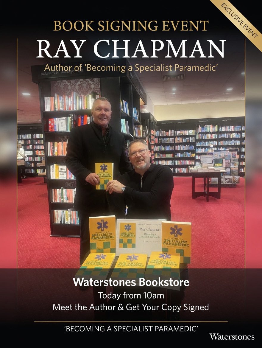 Great to see Ray Chapman a @lordawrd recipient at his book signing this morning. A remarkable book of achievements and a life well lived a local lad too. Well worth a read, well done Ray. He told me his book is selling well now in the states.