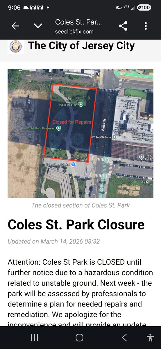 WTF <a href="/JerseyCity/">City of Jersey City</a> how did this playground even get built 5 years ago?? Who tested the land and signed off on this??
