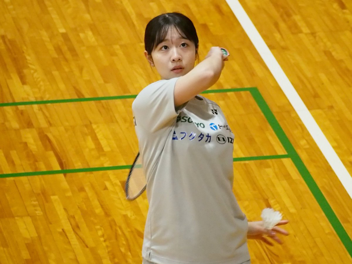arabesque_kt's tweet photo. クイーンズサーキット2025(6)兵庫大会
遠藤心夏選手(高木製作所)

記念すべき高木製作所様の初投稿はもちろんエンココ
こらっ、カメラを意識するんじゃない

全日本総合3位で元日本代表の橋本由衣さんが高木製作所様のコーチをなさってます
山口茜選手との準決勝は今でも時々観ているわたくし
心夏にとっては青森山田の大先輩
新天地でも頑張れよ