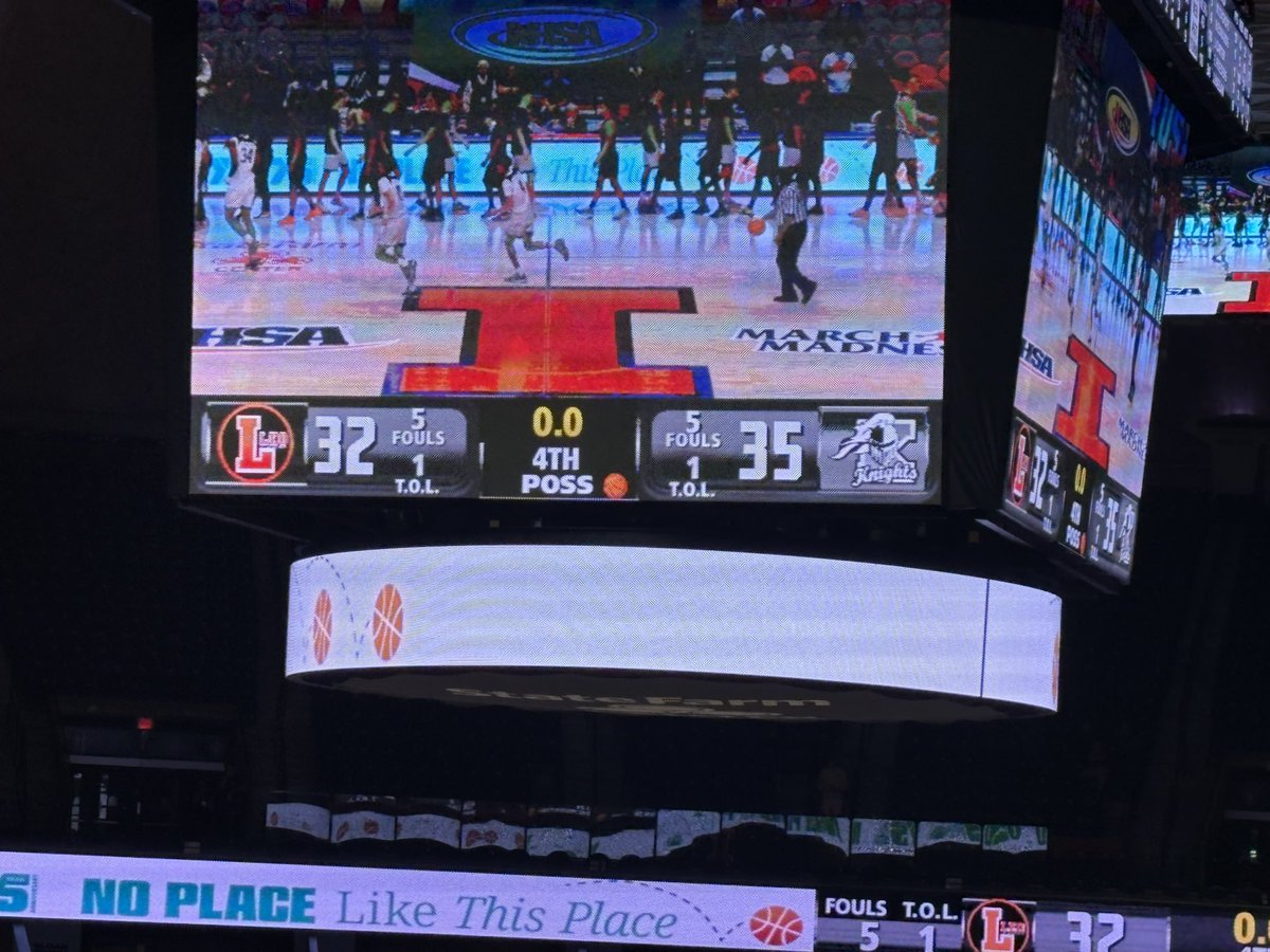 pointer94's tweet image. A podium finish for the Kaneland (Maple Park, IL) basketball team as they defeated Leo (Chicago, IL) 35 to 32, yesterday, in the 3rd place game in Class 3A for the state tournament at State Farm Center on the campus of the University of Illinois in Champaign, IL.