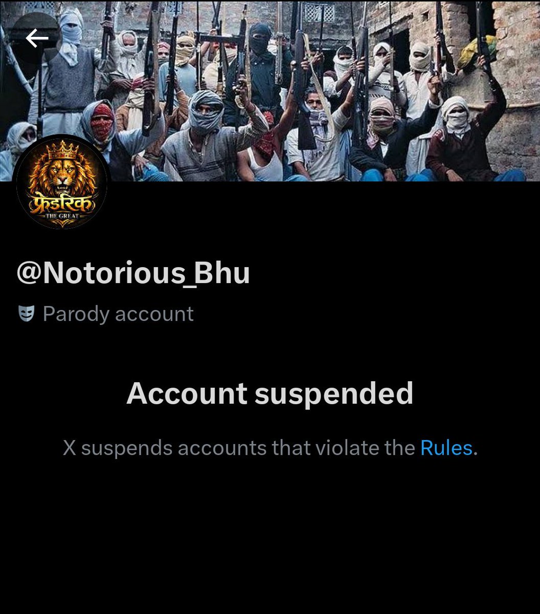 समाज सेवा करना भी अब गलत हो गया है क्या?
सच बोलने पर अकाउंट सस्पेंड करना कहाँ का इंसाफ है।
<a href="/Notorious_Bhu/">फ्रेडरिक 𓃬</a> का अकाउंट जल्द से जल्द रिस्टोर किया जाए।
<a href="/XCorpIndia/">X India</a> <a href="/elonmusk/">Elon Musk</a> कृपया ध्यान दें।