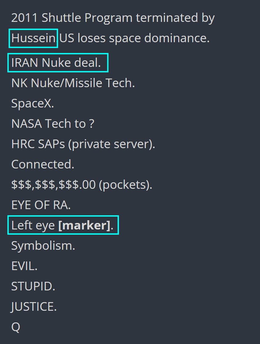 Kabamur's tweet photo. Q (Pleiadians) told us there are humans grown like crops which can be controlled.

Q also said Obama was a traitor being controlled by evil forces connected to Iran.

The "left eye" is a clue.

Obama was cloned while alive and now since he's been removed, only his clones remain. https://t.co/77EkGwz7gg