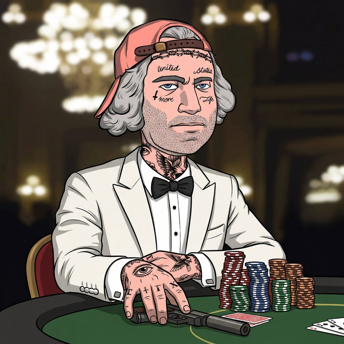 dedprzcom's tweet photo. When you're losing a hand, that's when the ultimate chip shows up.  

#Poker #CryptoCasino