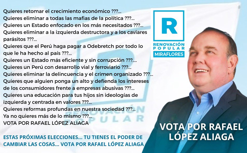 VOTA POR RENOVACIÓN POPULAR..!