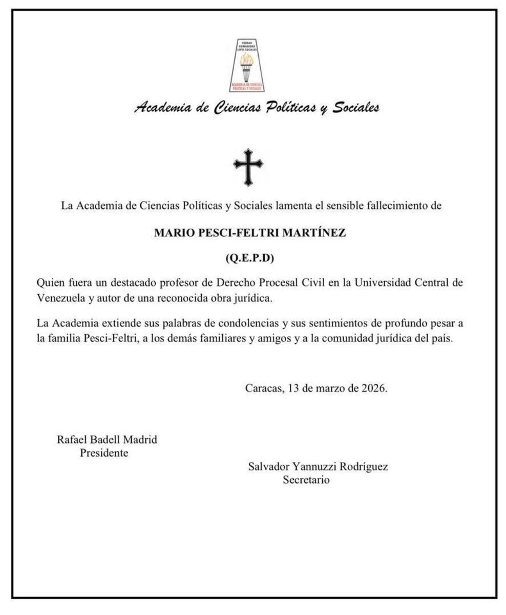 Academia de Ciencias Políticas y Sociales tweet media