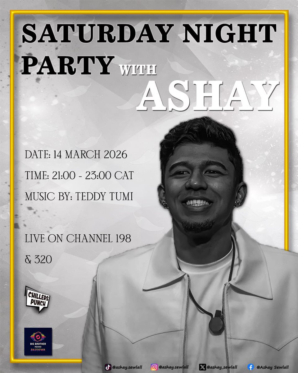 ashay_sewlall's tweet photo. We go again today with your favourite dancer🔥🌶️🌶️🌶️

ASHAY TURNING UP TONIGHT 
SATURDAY SUPPORTING ASHAY

#PaprikasLoveAshay #BBMzansiS6 #BBMzansi https://t.co/xouXWgYM76