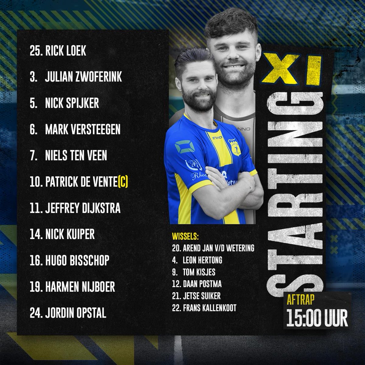 💛💙vv d' Olde Veste '54💙💛 tweet media