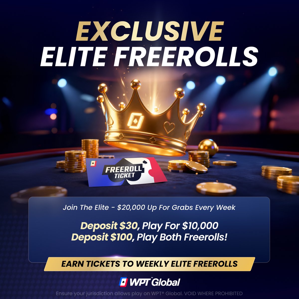 WPT Global tweet media