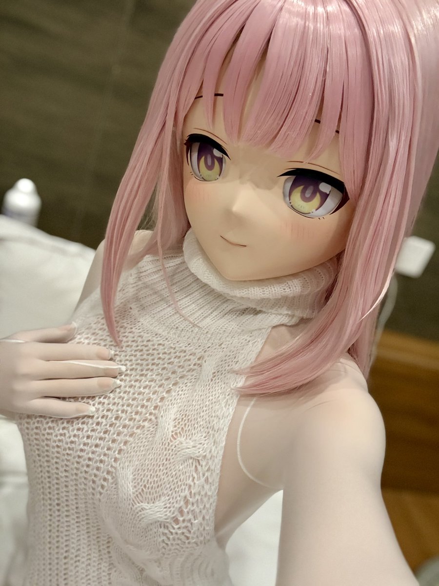 试了一下新的毛衣～
#kigurumi #着ぐるみ