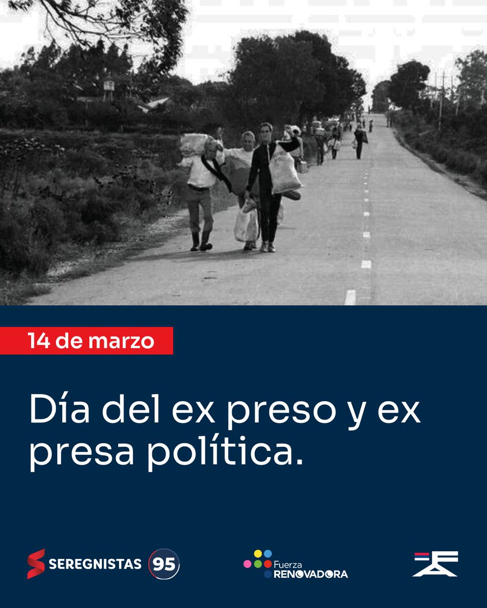FRenovadorauy's tweet photo. 14 de marzo de 1985.

Tras años de encierro, persecución y una resistencia incansable, las últimas presas y presos políticos recuperaron su libertad. Hoy honramos su lucha y reafirmamos nuestro compromiso inquebrantable con la Memoria, la Verdad y la Justicia. https://t.co/38KJoGLhrb