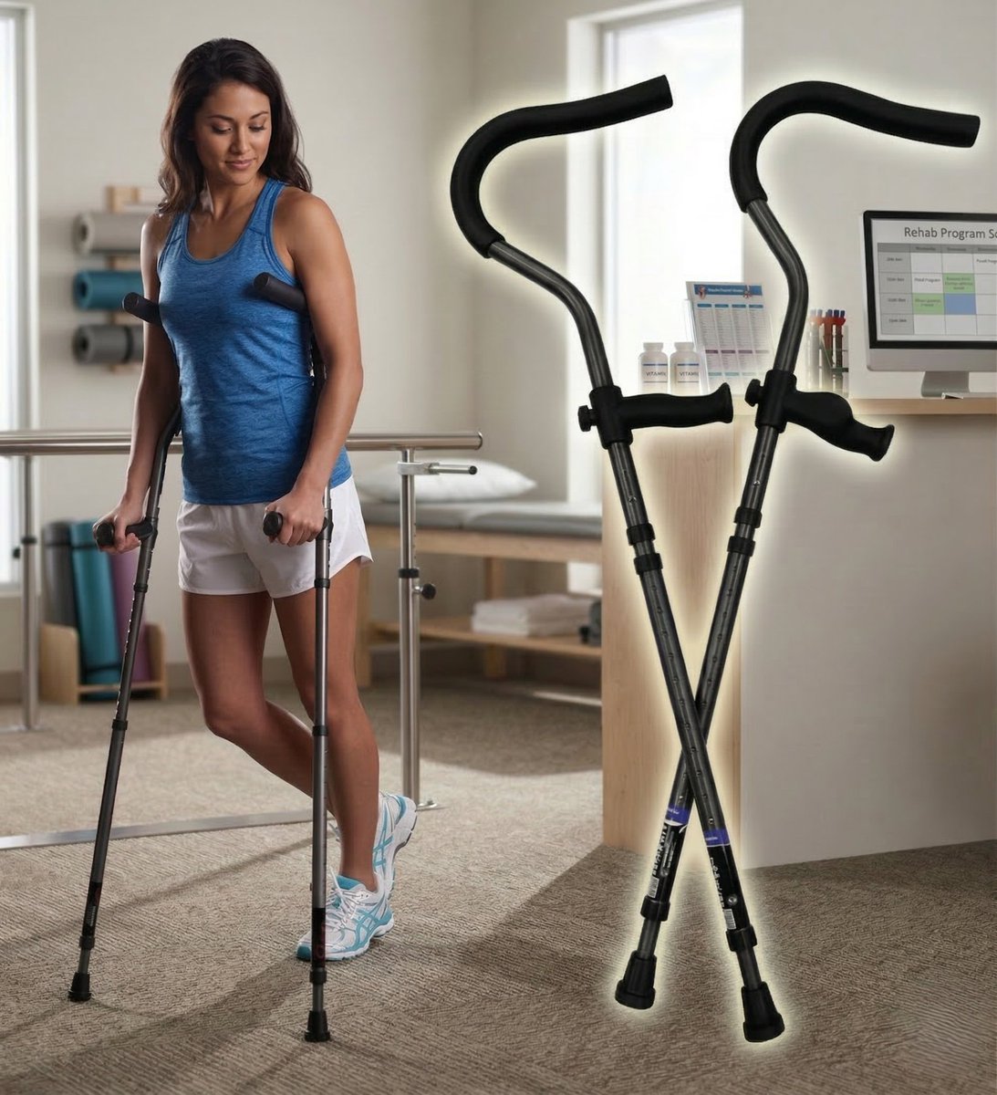 MillennialMedic's tweet photo. Comfort. Style. Freedom to move. Try the in-Motion crutches today.

Whether you’re recovering, staying active, or living life on the go, these crutches are built to move with you.  

Support for Life's Adventures! https://t.co/Ugjfl7HlOW