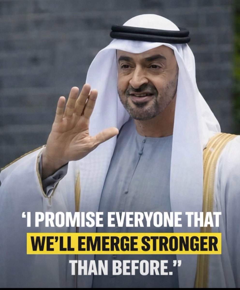 We are stronger standing alongside you 🇦🇪🤍 
<a href="/MohamedBinZayed/">محمد بن زايد</a>