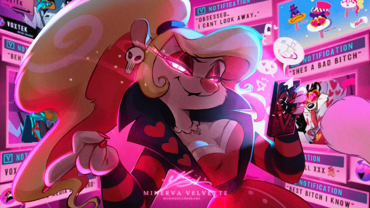 Moondolldreeams's tweet image. ✨⚡️Looney hotel⚡️✨
𝘗𝘳𝘦𝘴𝘦𝘯𝘵𝘴 𝘊𝘢𝘴𝘵 𝘈𝘤𝘵𝘰𝘳𝘴 P3
- Daffy Vox
- Minerva Velvette
- Pepe Le Val
- Maxter the Martian
#LooneyTunes #hazbinhotel #Vox  #velvette #Valentino #baxter