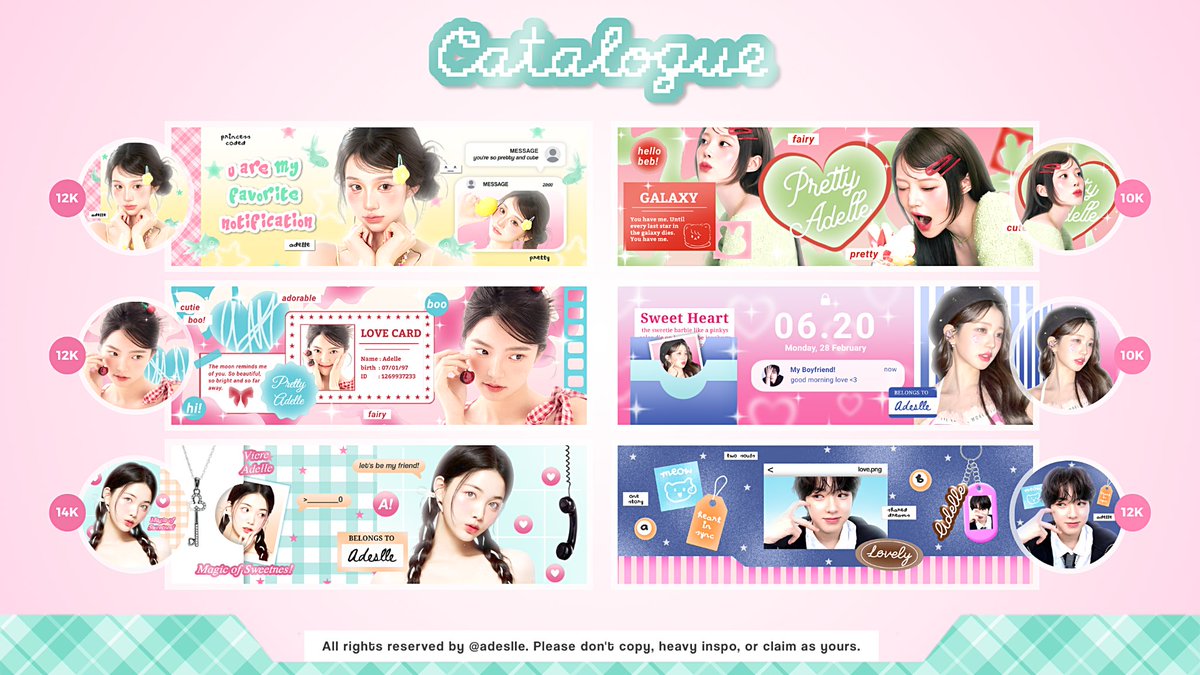 ❛ Adelle! layout tweet media