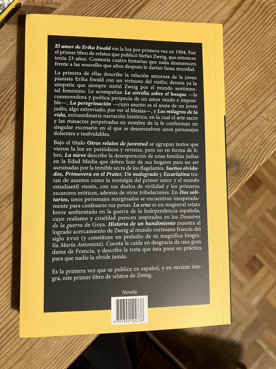 DeAzofar's tweet photo. Nuevas traducciones de relatos de  juventud de Stefan Zweig (Hermida Editores): https://t.co/CB8juRLBZZ