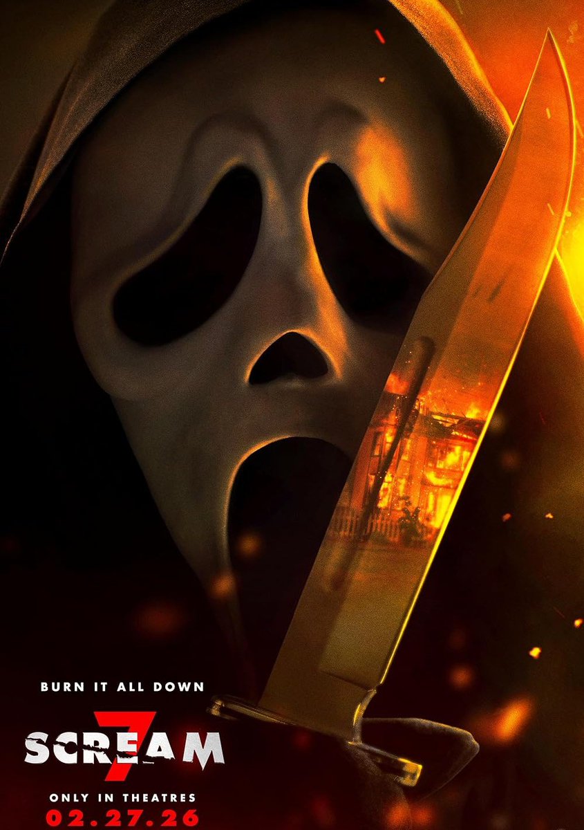 AxelKrueger3's tweet photo. #Scream7 
Aunque tiene momentos buenos, una escena de apertura brutal, la dirección de Kevin Williamson y actuaciones decentes como Neve Campbell, la franquicia demuestra señales de desgaste por no aportar algo nuevo después del nivel intenso que demostró Scream VI, 6.4/10 https://t.co/KVnvS7jm3h