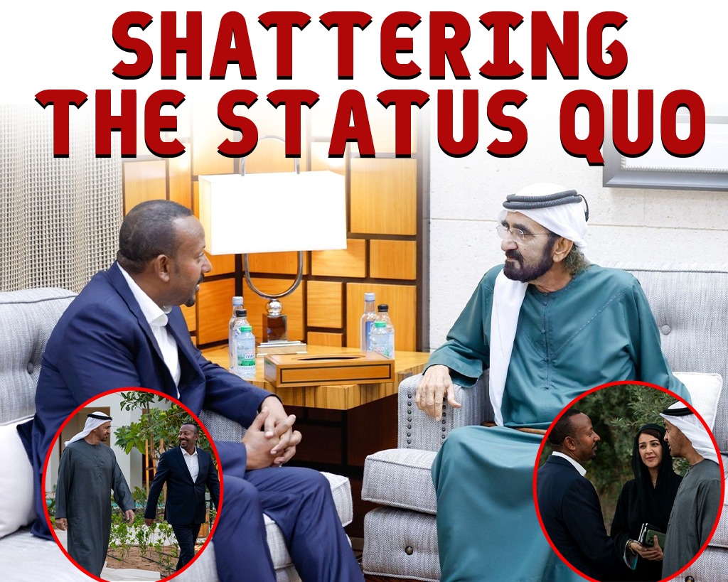 SHATTERING THE STATUS QUO 

Rivals are panicking, they can’t stop a vision this big. PM Abiy Ahmed’s strategy is simple: out-work, out-think, &amp; out-maneuver. The UAE alliance is the final piece. The path to the sea is being cleared by the most daring leader in the Horn.
