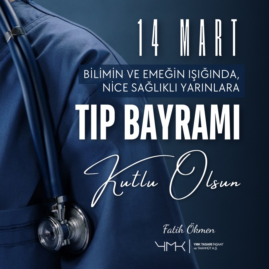 fatih_okmn's tweet photo. Cefakar doktorlarımızın 14 Mart Tıp Bayramını tebrik ediyor, çalışmalarında kolaylıklar diliyorum. https://t.co/FZ8ApoDAEN