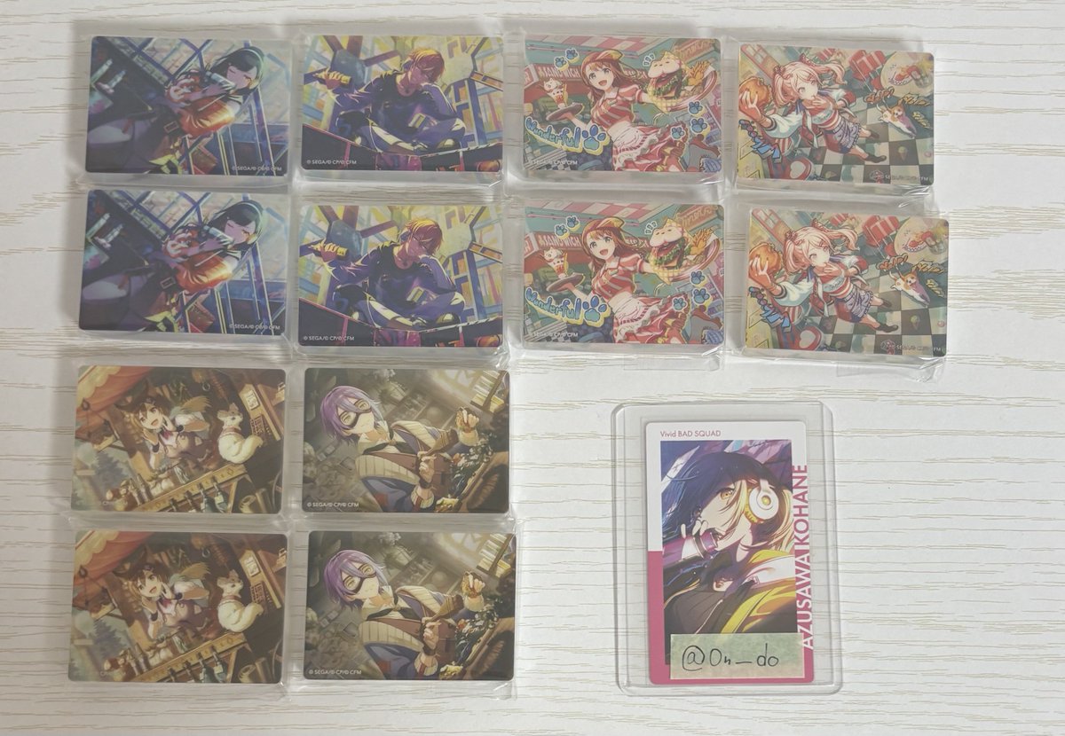 0n__do's tweet photo. 【交換】プロセカ ノーブルアート ノーブル vol.70

求 同種こはね
譲 みのり 瑞希 杏 彰人 類 MEIKO （敬称略）

▹ 郵送のみ、ff様少ないため先送り可能
▹ 纏めて、条件が良い方優先
▹ お気軽にお声がけ下さい！ https://t.co/kboeLhAwQI