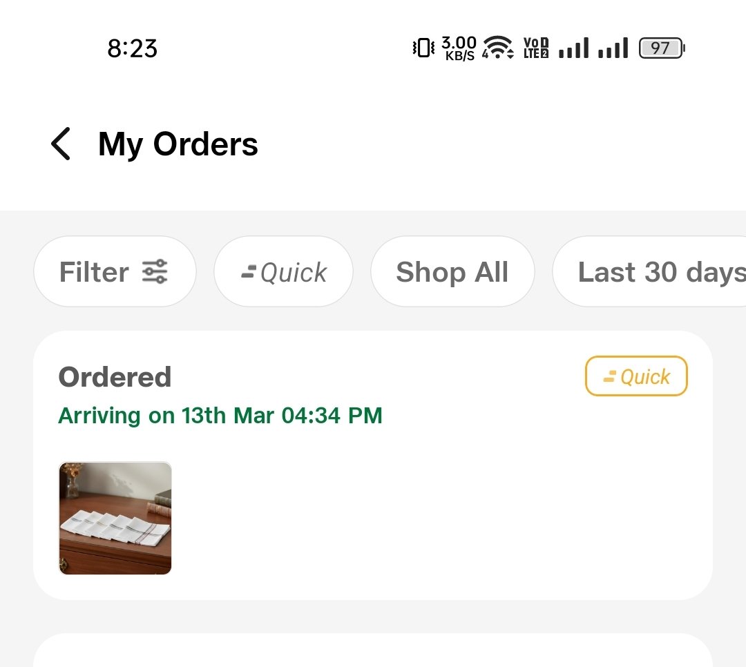 Gajendr65540955's tweet image. Hey @JioMart, why provide a 'Quick Order' service if you can't honor it? Every time I order, it's the same story: delayed delivery, false promises from customer care, and then a random cancellation. My order from yesterday was just canceled after a 24H wait. Fix this! #BadService