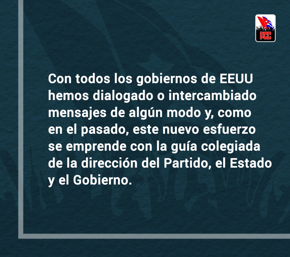 #CubaEstáFirme #CubaVencerá #100AñosConFidel <a href="/DiazCanelB/">Miguel Díaz-Canel Bermúdez</a> <a href="/DrRobertoMOjeda/">Dr. Roberto Morales Ojeda</a> <a href="/PresidenciaCuba/">Presidencia Cuba 🇨🇺</a> <a href="/MilaxyA/">Milaxy Yanet Sánchez Armas</a>