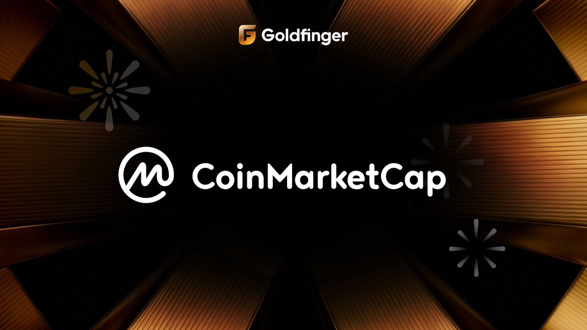 GoldFingerRWA's tweet photo. $GF is now officially listed on @CoinMarketCap ! https://t.co/Vf2SI3Hj6V