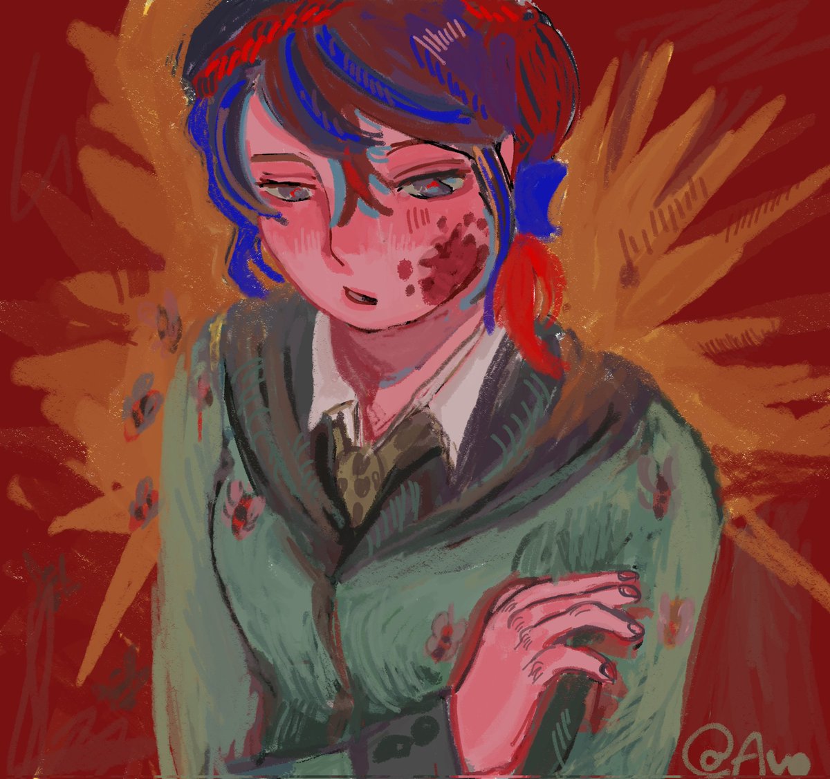 biologier_'s tweet image. Sbdy broke my heart 
#mellyPlinius #entomologist #IdentityV(where is the emma icon im angry)