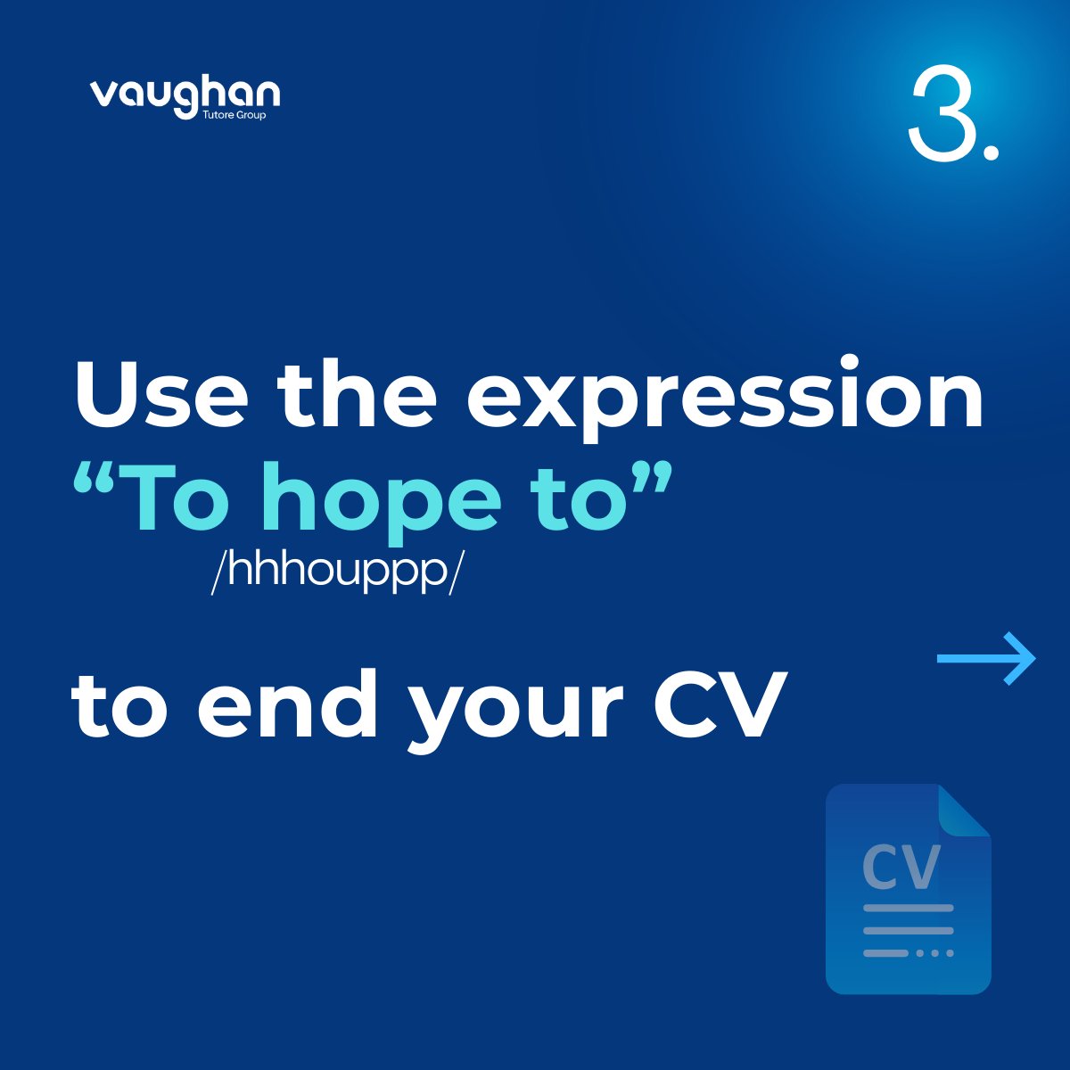 GrupoVaughan's tweet image. ¿Conoces el videocurrículum?
Con este original modelo, podrás llamar la atención de manera segura, mostrando tus conocimientos, competencias y trayectoria... como un currículum tradicional, pero en vídeo.
Entra en el blog
eu1.hubs.ly/H0sDDkk0

#Idiomas #InglesEmpresas