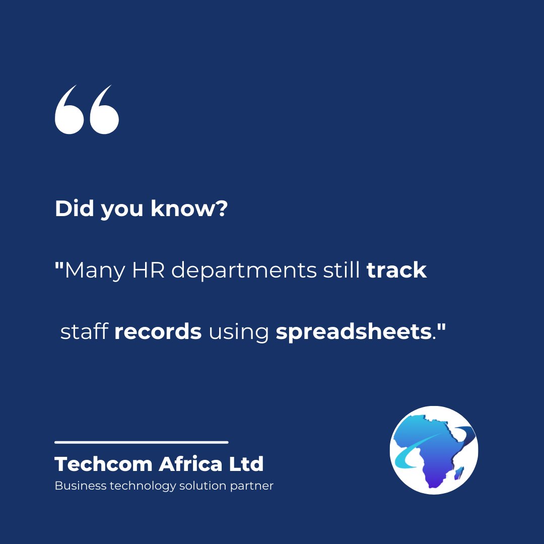 Techcomafrica's tweet photo. Many HR departments still track staff records using spreadsheets.

That approach breaks down once teams start growing.

Systems like @zohopeoplehelp organizations manage onboarding, attendance, performance, and leave management in one place.

Structure improves productivity.

-DM https://t.co/u9Tz6LYubp