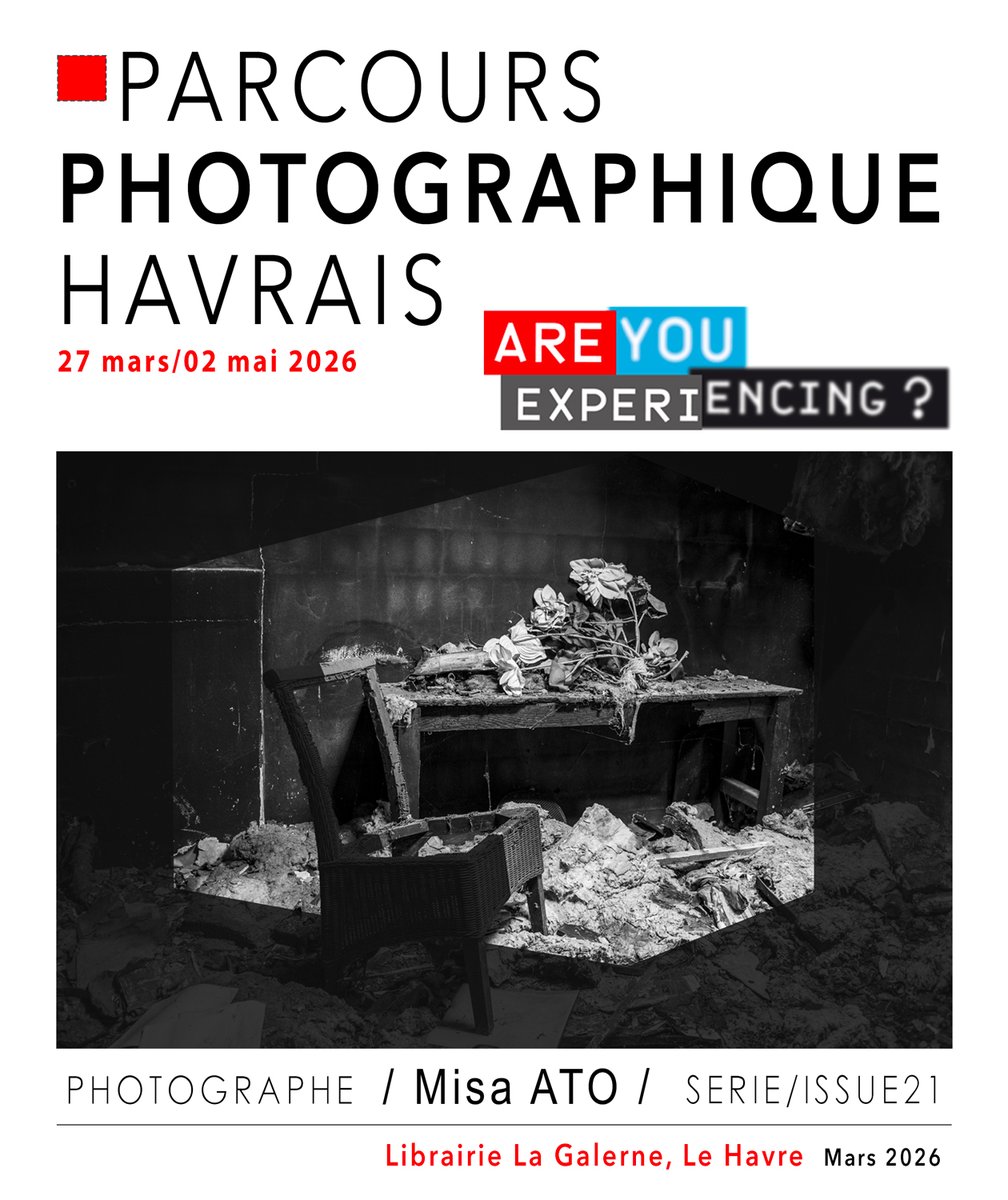 ato_misa's tweet photo. Festival Are You Experiencing Le Havre 2026 avec Misa ATO et la série Issue21 / Librairie La Galerne
La forme n’existe pas sans le vide
#misaato #photographie #festival_photo #Le_Havre #areyou_experiencing #issue21 https://t.co/GW4NvIELGl