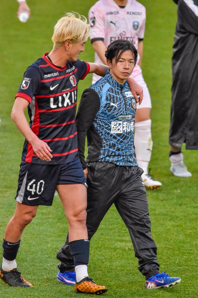鈴木優磨 × 伊藤達哉 STVVで一緒だったね！🐥 #antlers #鈴木優磨