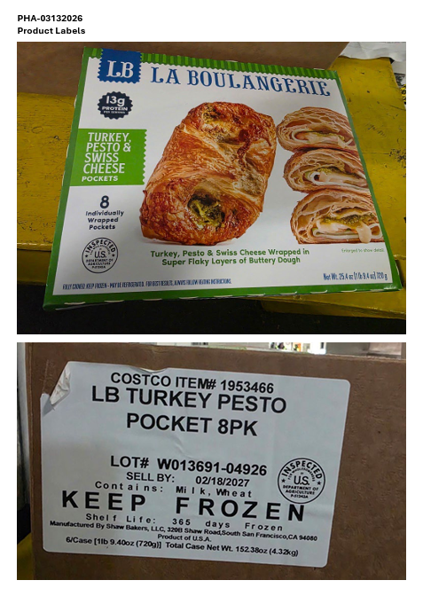 FSIS Issues Public Health Alert For Frozen Ready-To-Eat Turkey Stuffed Pastry Products Due To Misbranding #ALERT #USDA  fsis.usda.gov/recalls-alerts…