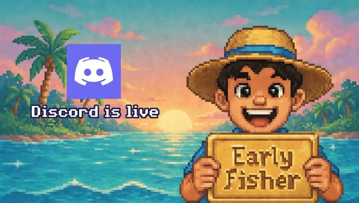 🚨Early Alpha – Game nuôi cá | <a href="/FishlandsP2E/">FISHLANDS — Fish, Stake & Earn 🎣</a> 

- Tiếp tục là một trò chơi nuôi cá theo mùa mới trên <a href="/Ronin_Network/">Ronin</a> . Nếu anh em thích thể loại game nuôi cá, có thể theo dõi dự án này nhé !

- Ngoài ra, dự án vừa mở Discord, nên 150 thành viên đầu tiên sẽ nhận được