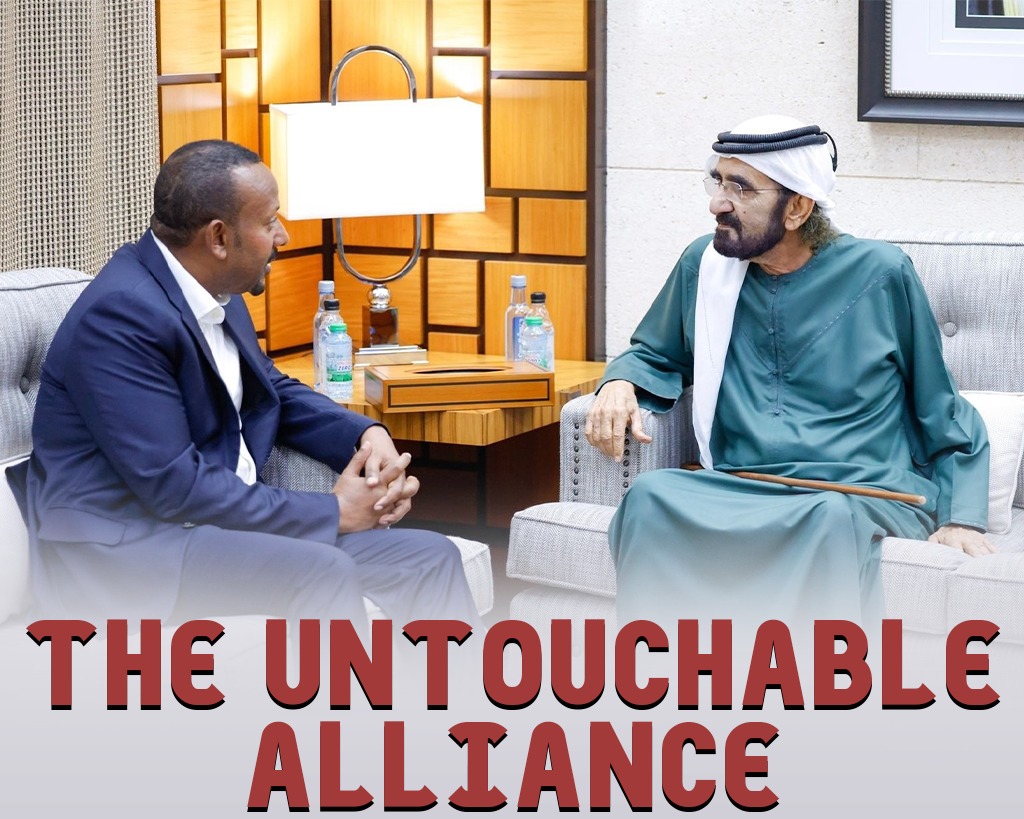 THE UNTOUCHABLE ALLIANCE 

PM Abiy Ahmed isn’t just talking; he’s anchoring Ethiopia’s seat among giants. This bond with <a href="/MohamedBinZayed/">محمد بن زايد</a> is a strategic masterclass moving from the frontlines to global power tables with zero hesitation. 

#EthiopiaRising