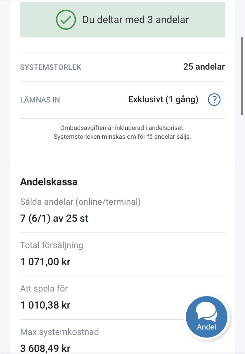alexolssonn1's tweet photo. Nu jobbar vi fullt system gänget!
Missa inte: Voje Dino 3%, Quick Bo 7% & Joelynn 4% 💪🏼
https://t.co/q8IjQi9Hzu
@travpuls #V85 #Bjerke https://t.co/4YQ04qWKTM